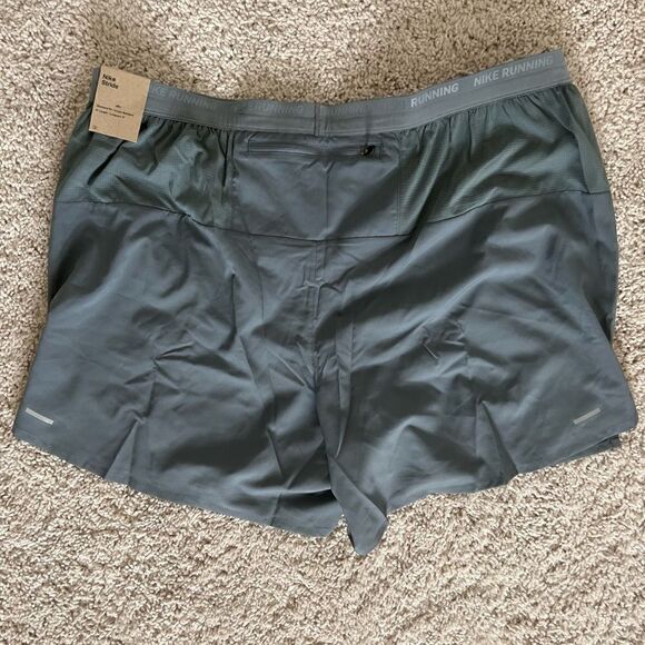Nike Dri-FIT Stride 7" Unlined Running Shorts Gray - Picture 10 of 11